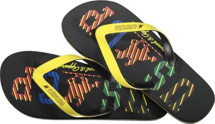 U.S. Grand Polo US GRAND POLO CZARNE KLAPKI MĘSKIE 41