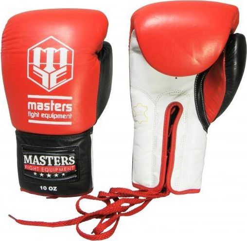 Masters Fight Equipment Rękawice bokserskie skórzane sznurowane RBT-600 10 oz