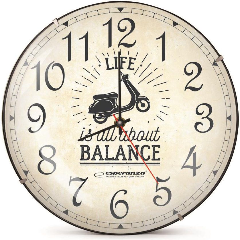 Esperanza Zegar ścienny Seattle (EHC018S)