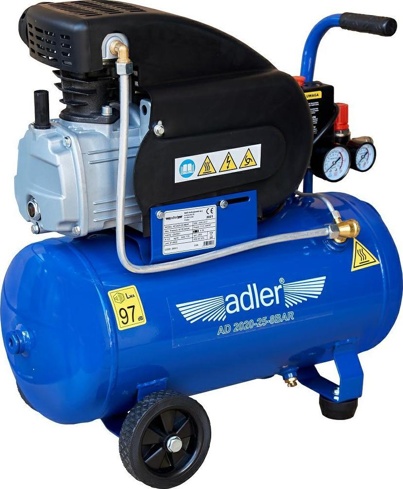 Sprężarka Adler SPRĘŻARKA ADLER 24l AD 2020-25-8BAR 230V MAR3609.5