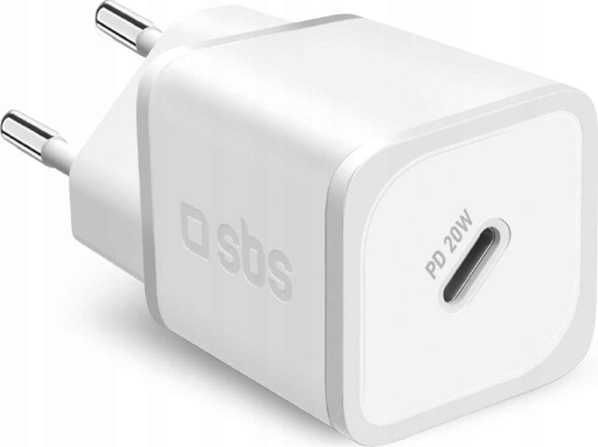 Ładowarka SBS Mobile SBS PD Reiselader 20W USB-C GaN weiß