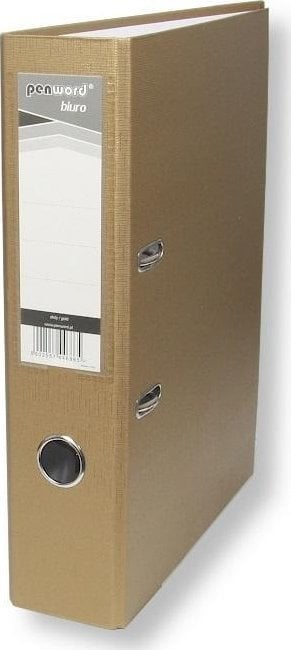 Segregator A4 z okuciem 7,5cm złoty