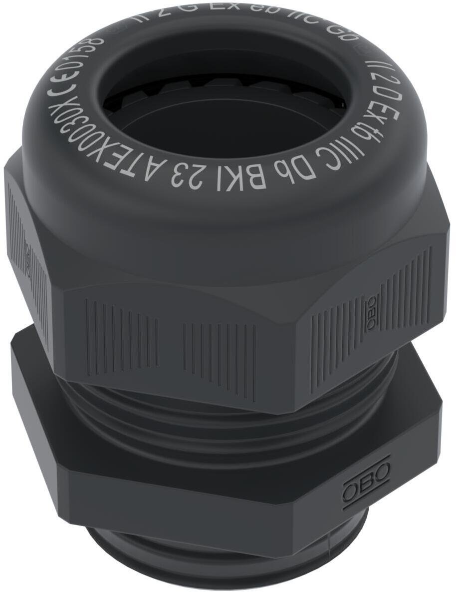 Dławnica kablowa poliamidowa Ex M32 IP68 czarna VTEC EX M32 SW 2050358