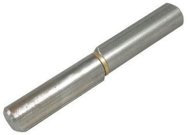 HINGE TO WELD 60MM FIXED PIN- ZINC PL