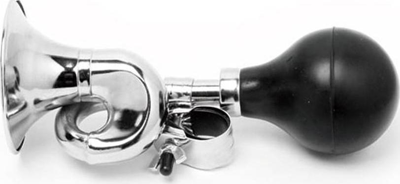 Trąbka rowerowa Retro 86-CP-01 stalowa chrom Uniwersalny