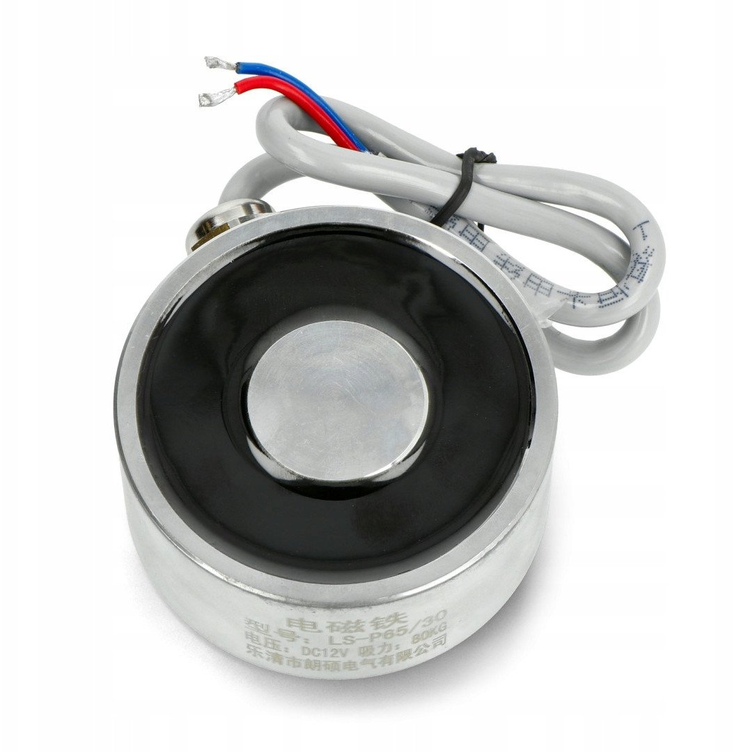 Pritraukiantis elektromagnetas 12V 10W 80kgf