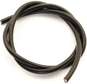 GPX Extreme Przewód silikonowy 14AWG/2 mm2 Czarny 1m (GPX/AM-1303-14AWG-B)