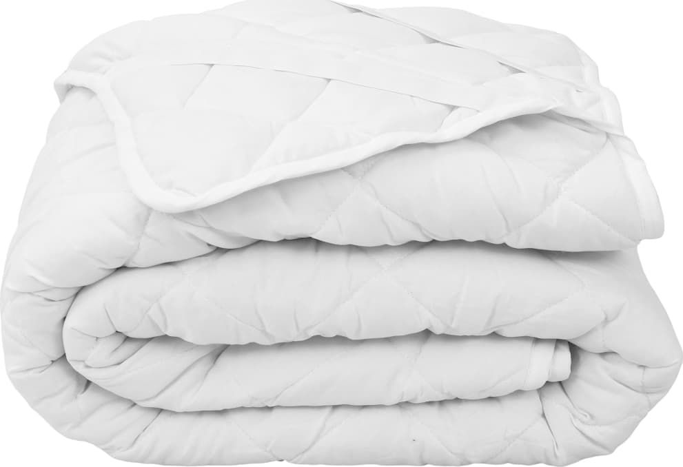 vidaXL Pikowany ochraniacz na materac, biały, 120 x 200 cm, lekki