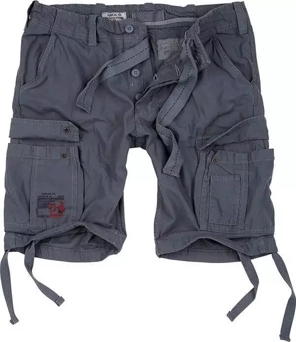 Surplus Surplus Szorty Airborne Vintage Szare 3XL