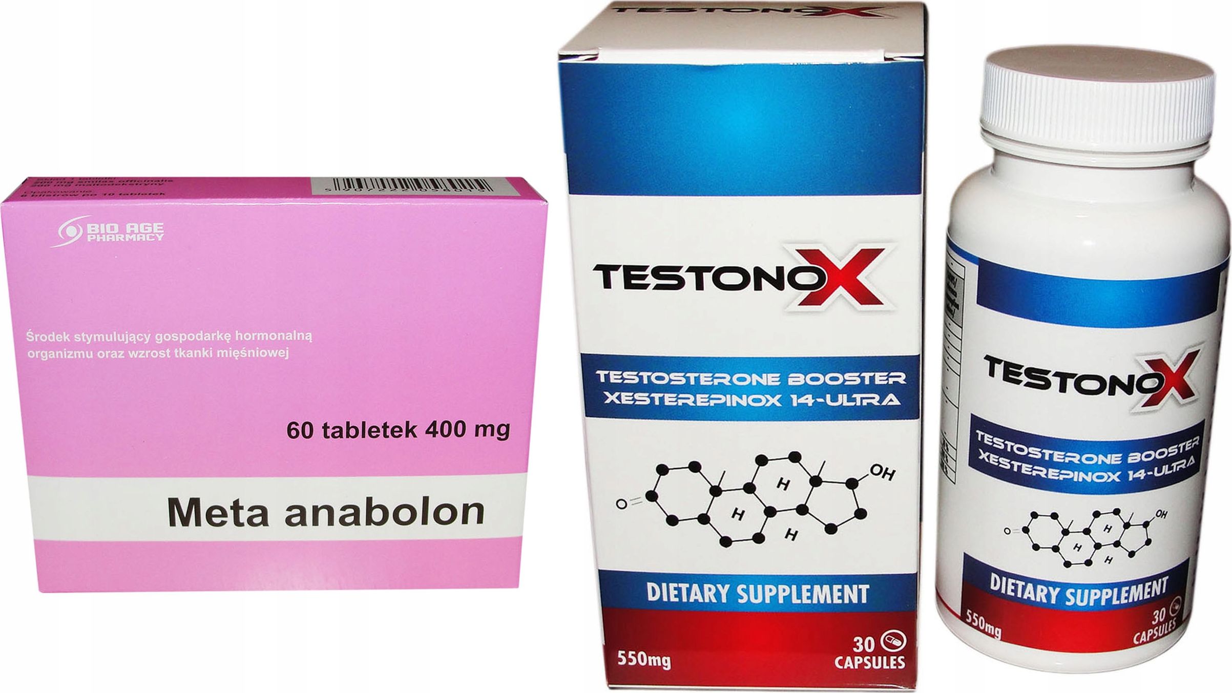 Meta + Testonox super zestaw dla zawodowców