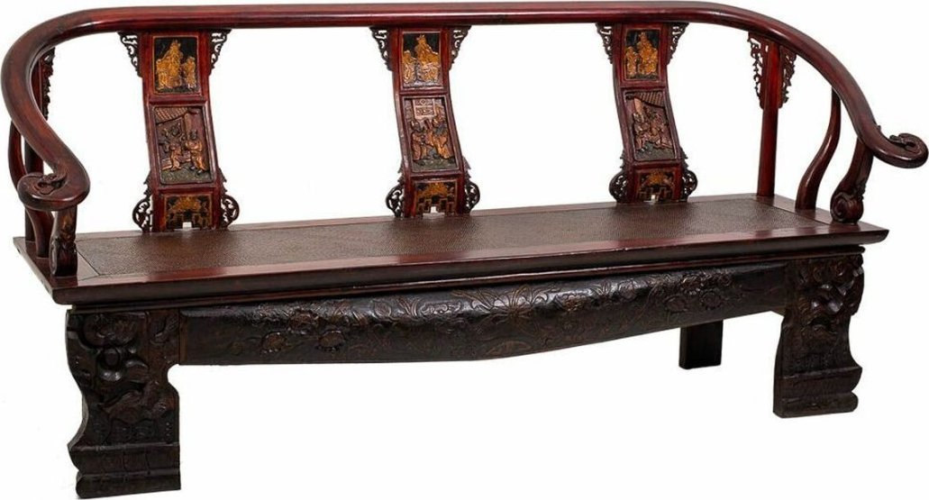 Alexandra House Living Ława Alexandra House Living Rattan Drewno wiązu 64 x 95 x 210 cm