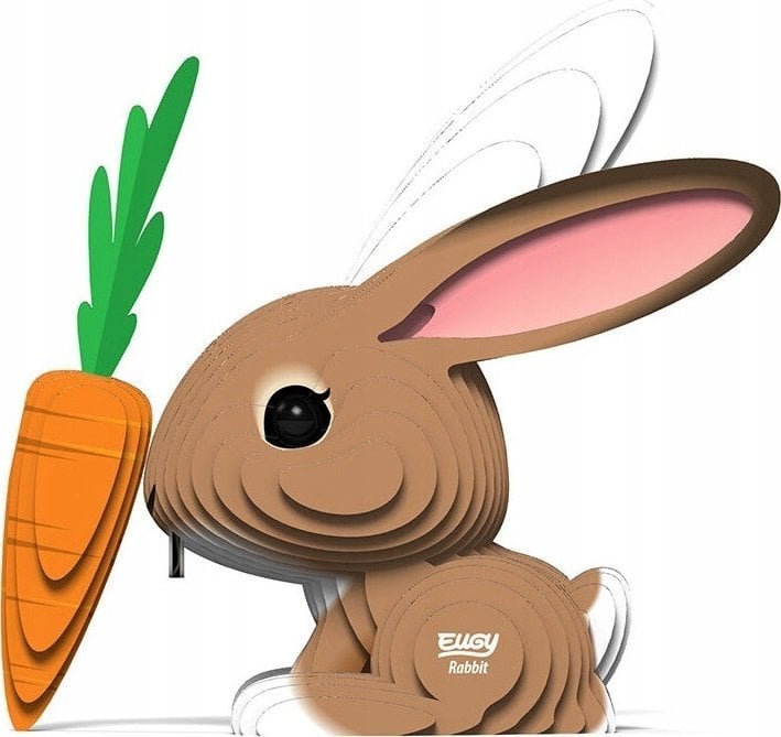 Teka Królik Eugy. Eko Układanka 3D