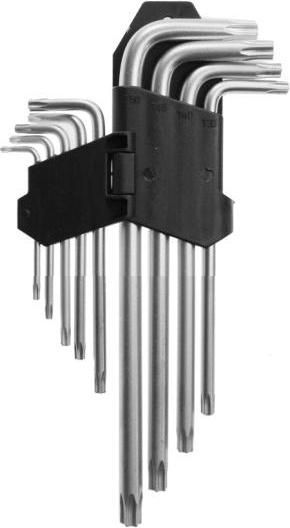 AWTools Zestaw kluczy trzpieniowych torx typ L T10-T50 9szt. (AW40530)