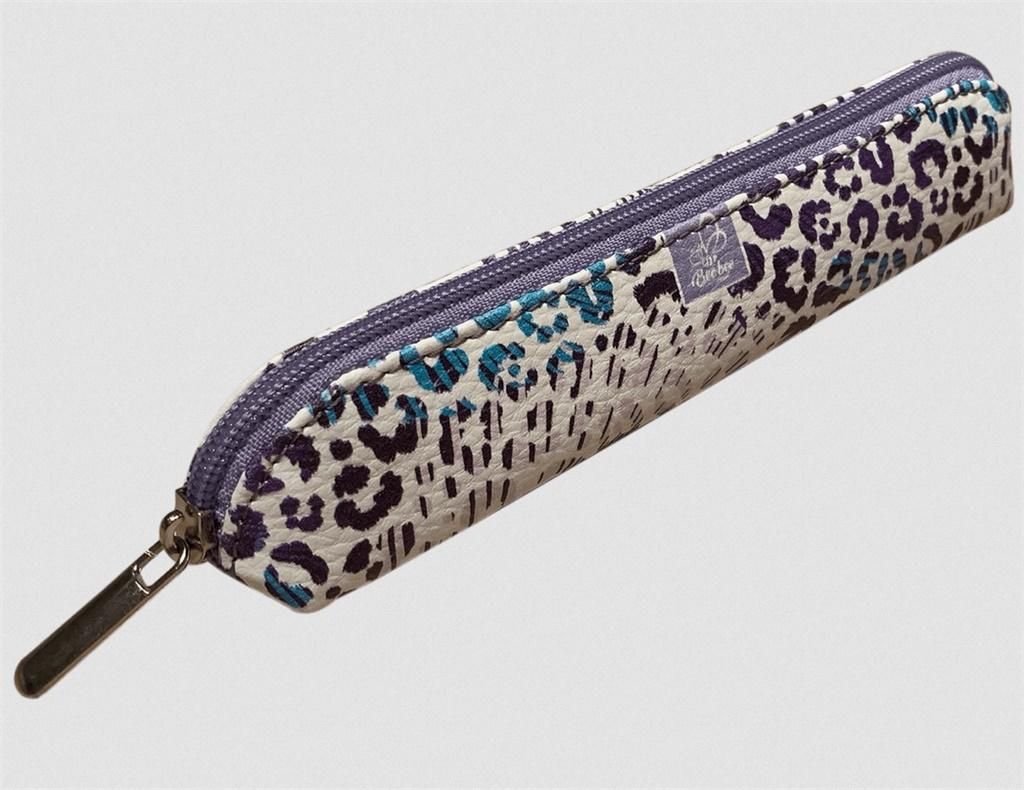 Piórnik Bee-bee Piórnik mini Cętki fioletowe