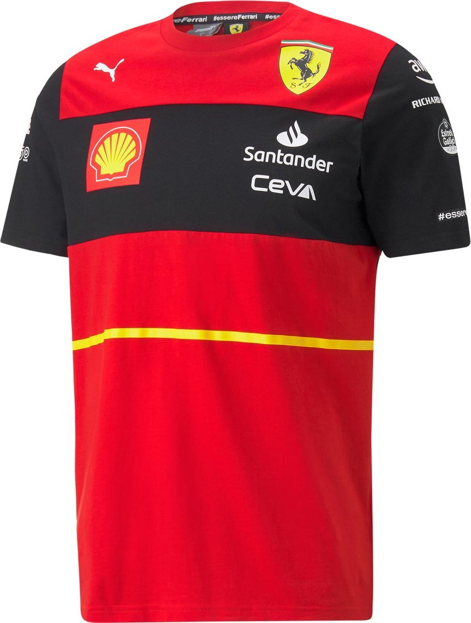 Scuderia Ferrari F1 Team Koszulka T-shirt męska Sainz Team Ferrari F1 2022 L