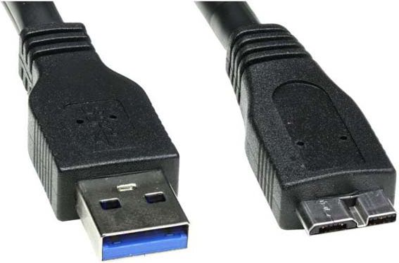 Kabel USB Logo USB-A - microUSB 2 m Czarny