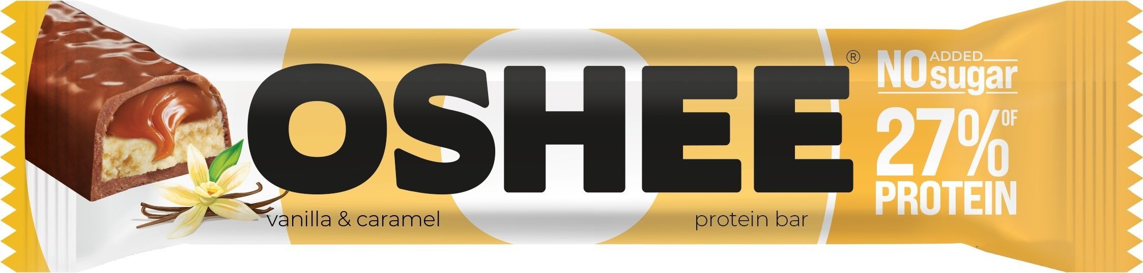 Oshee Baton proteinowy waniliowy & karmelowy 49 g