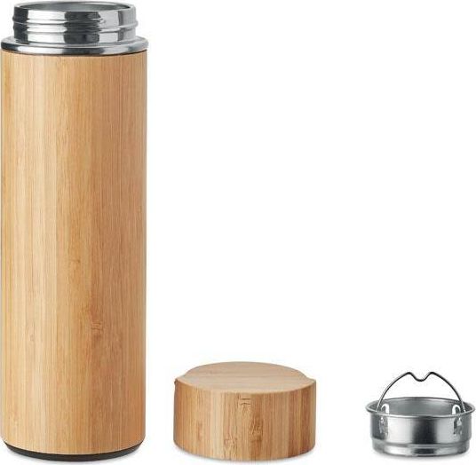 Upominkarnia Termos turystyczny Dwuścienny 0.48 l Brązowy