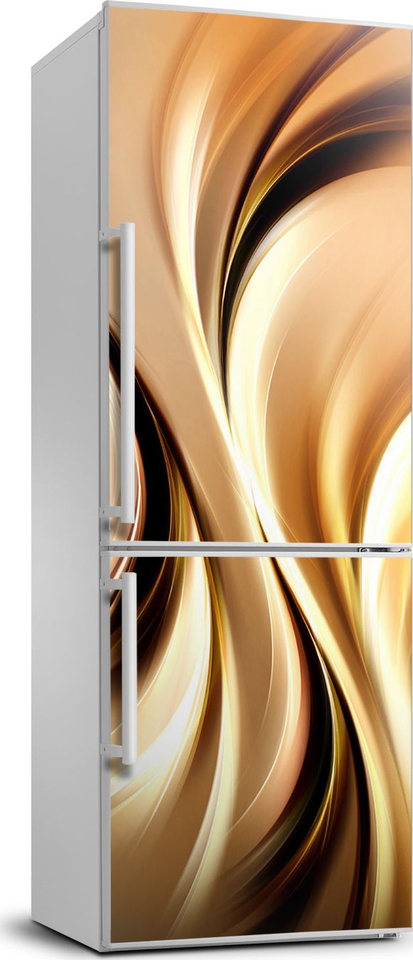 Tulup Naklejka samoprzylepna na lodówkę 70x190 cm Abstrakcyjne fale