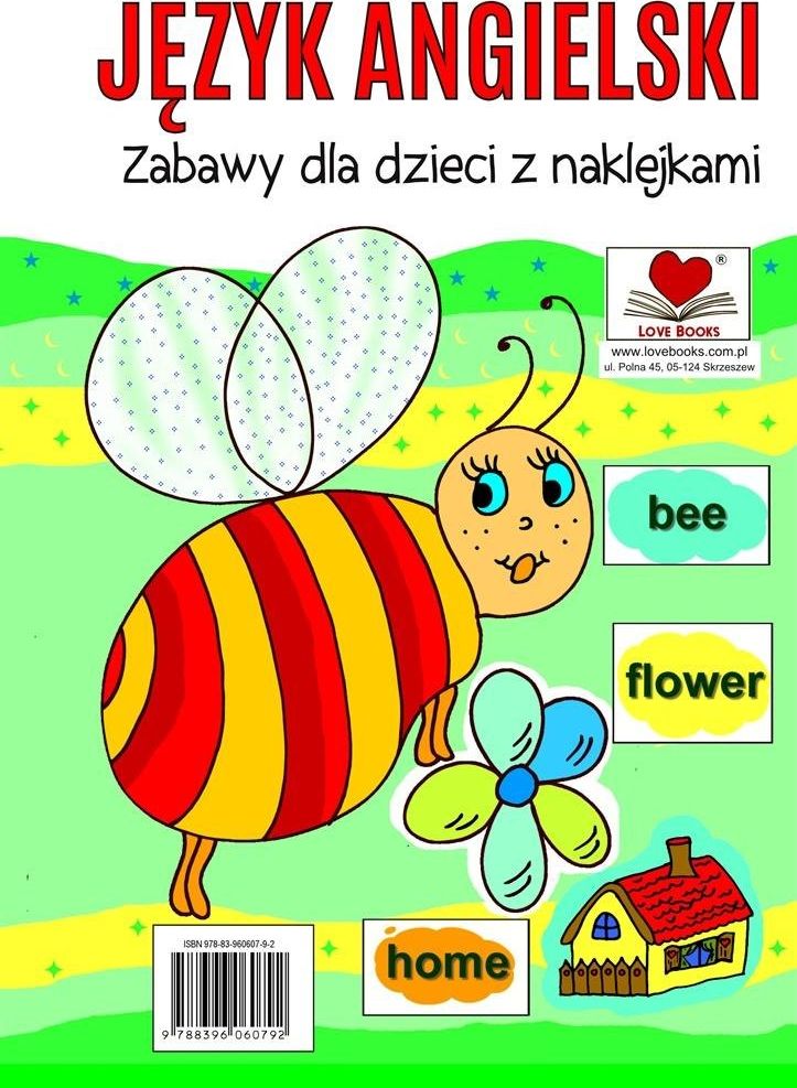 Język angielski. Zabawy dla dzieci z naklejkami