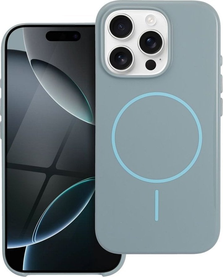 Glossy Mag Cover kompatybilny z MagSafe pasuje do IPHONE 16 PLUS miętowy