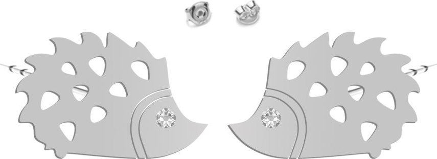 Radziszewska Jewellery Kolczyki Srebrne Jeż