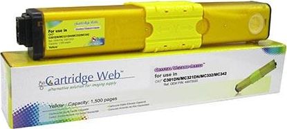 Toner Cartridge Web Yellow Zamiennik 44973533 (CW-O301YN)