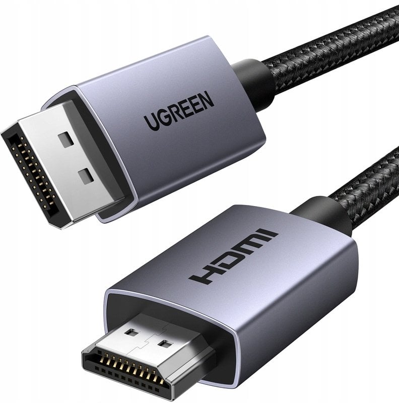 Ugreen Kabel DisplayPort do HDMI DP123 4K 30Hz, 1,5m