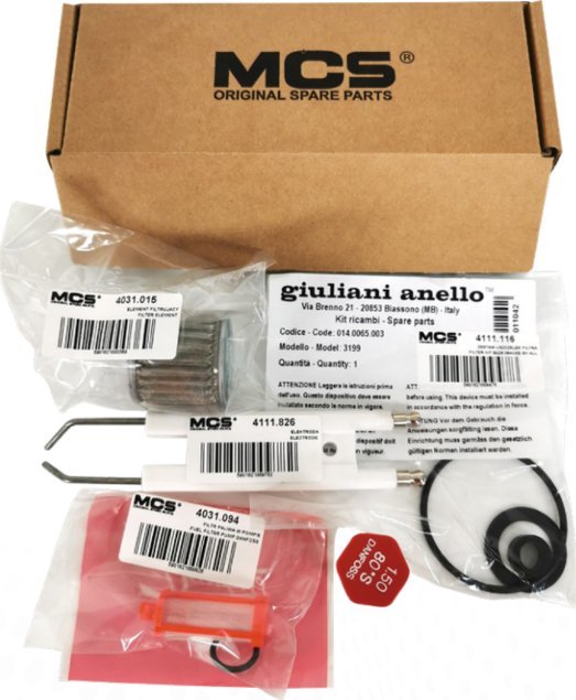 Master Części eksploatacyjne do nagrzewnic Master B 100 CED, B 100 CEG i B 95 CEL - kod 4519.014