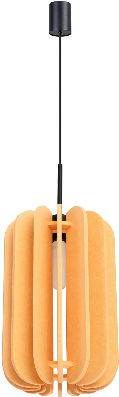 Lampa wisząca TK Lighting Lampa Wisząca Mula 27 Żółta E27 15Ww