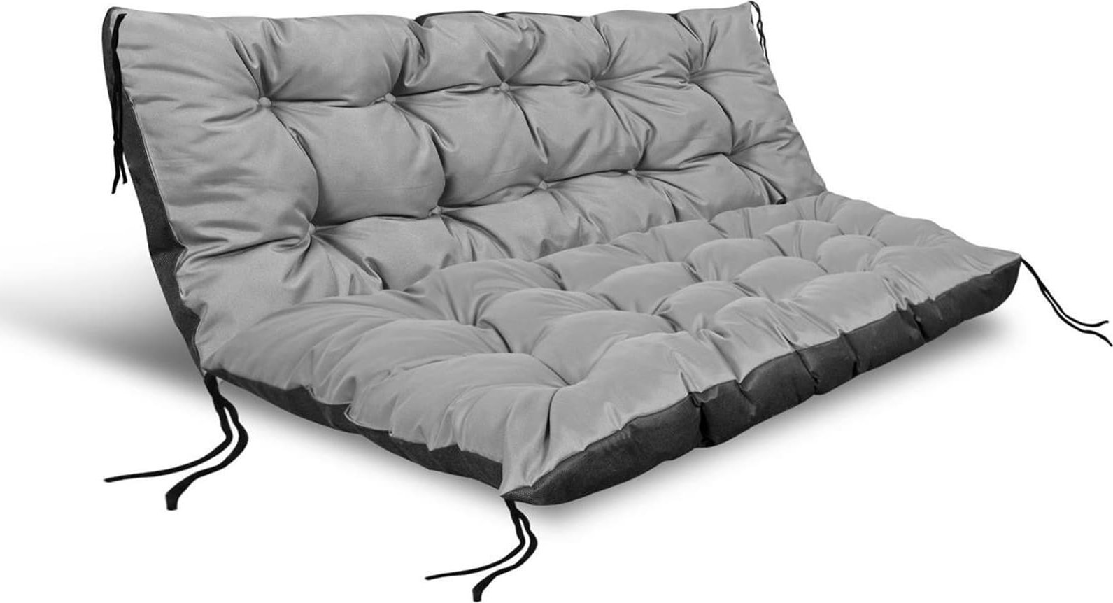 AIO Europe Poduszka ogrodowa na palety szara 120x80 cm