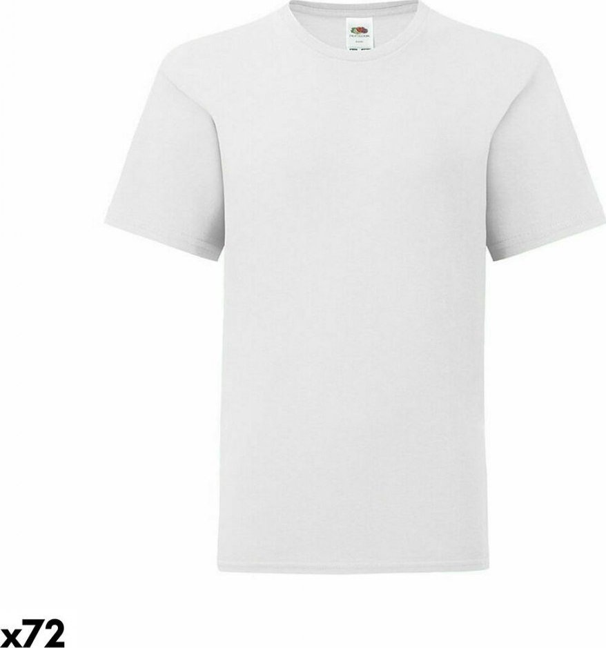 BigBuy Fashion Koszulka z krótkim rękawem dla dzieci 141320 Biały - 9-11 Lat