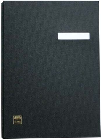 Elba Teczka do podpisu, A4, czarna (E41403SW)