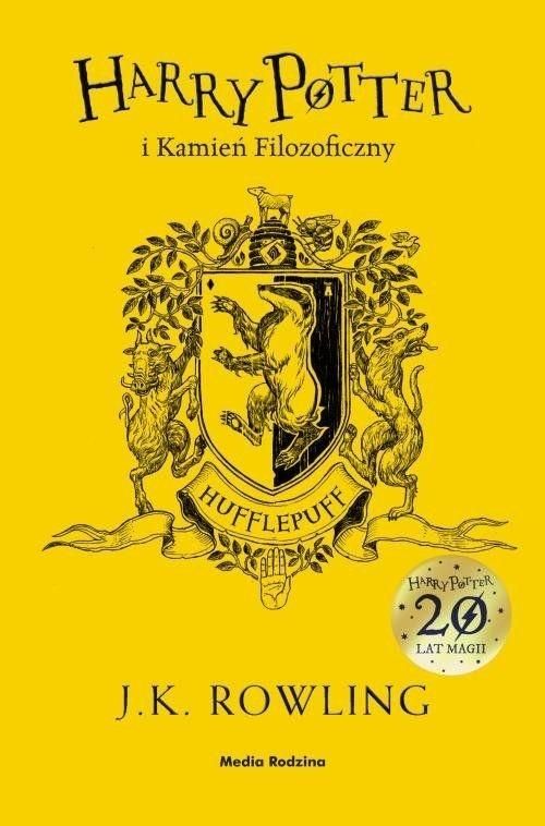 Harry Potter i Kamień Filozoficzny Okładka Hufflepuff
