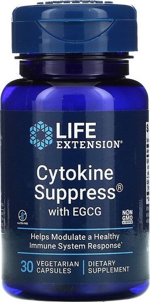Life Extension Life Extension - Cytokine Suppress with EGCG, 30 kapsułek roślinnych
