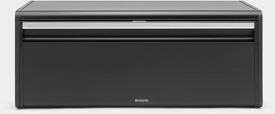 Chlebak Brabantia pudełko na chleb z przodu Matt Black 236860