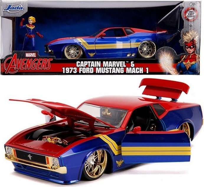 Jada Marvel Avengers Ford Mustang 1973 1:24