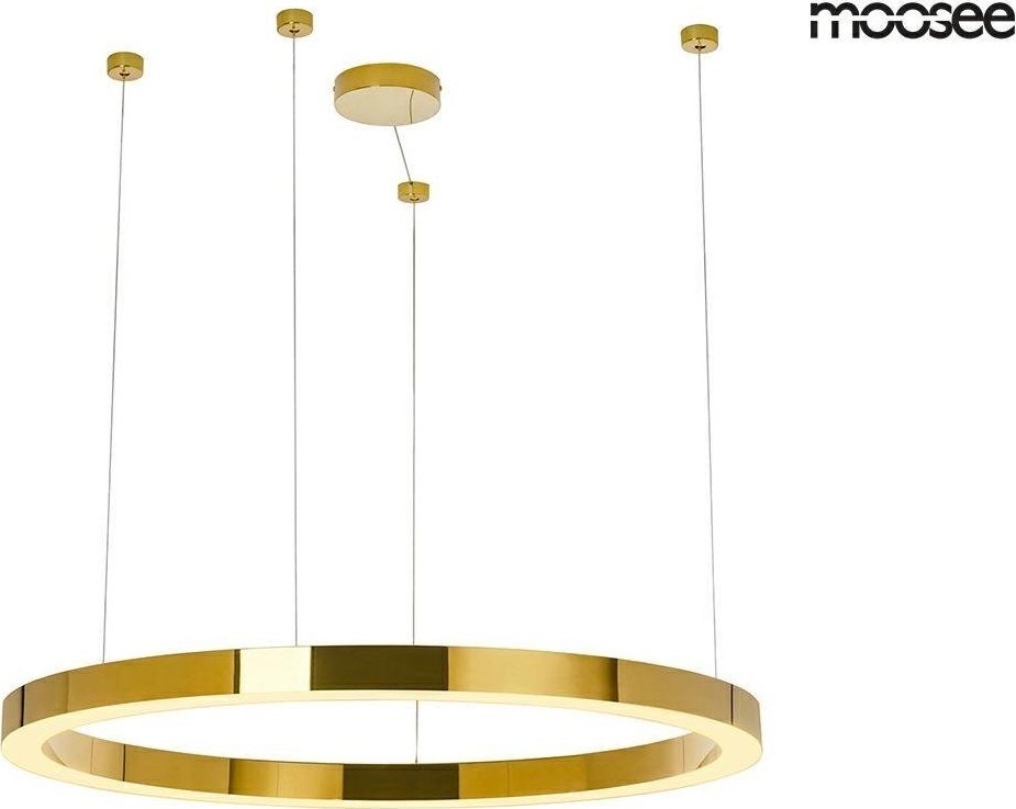 Lampa wisząca Moosee MOOSEE lampa wisząca RING LUXURY 110 złota - LED, chromowane złoto