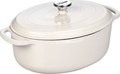 Lodge Garnek żeliwny emaliowany 6.6L Oyster / Lodge