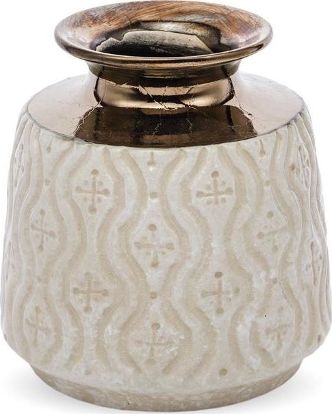 Pigmejka Mały Kamionkowy Wazon Ozdobny, Etno, 18x16x16cm uniwersalny