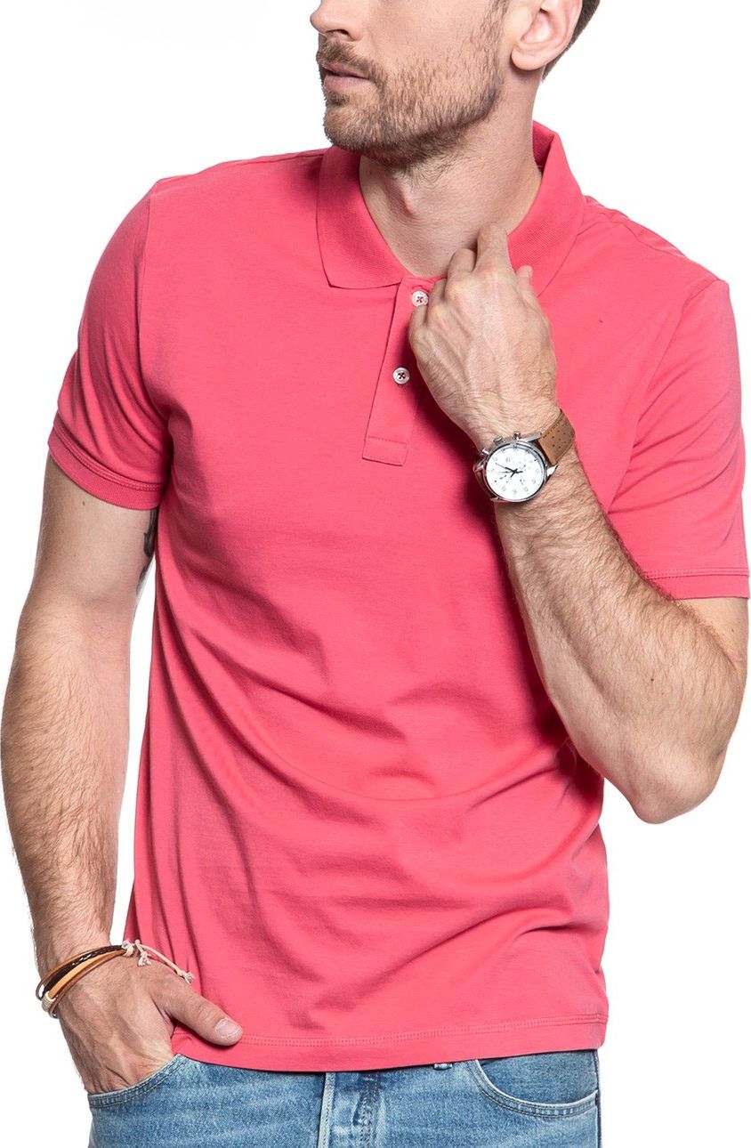 Mustang MUSTANG Basic Polo CLARET RED 1007521 8213 M