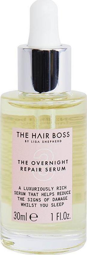 The Hair Boss THE HAIR BOSS_By Lisa Shepherd The Overnight Repair Serum odbudowująco-wzmacniające serum do włosów na noc 30ml