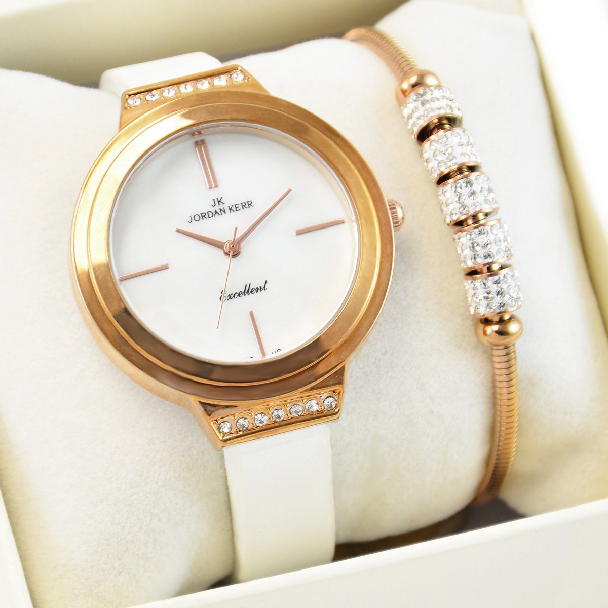 Zegarek Jordan Kerr Zestaw damski zegarek CALIA II 16653-4A + bransoletka