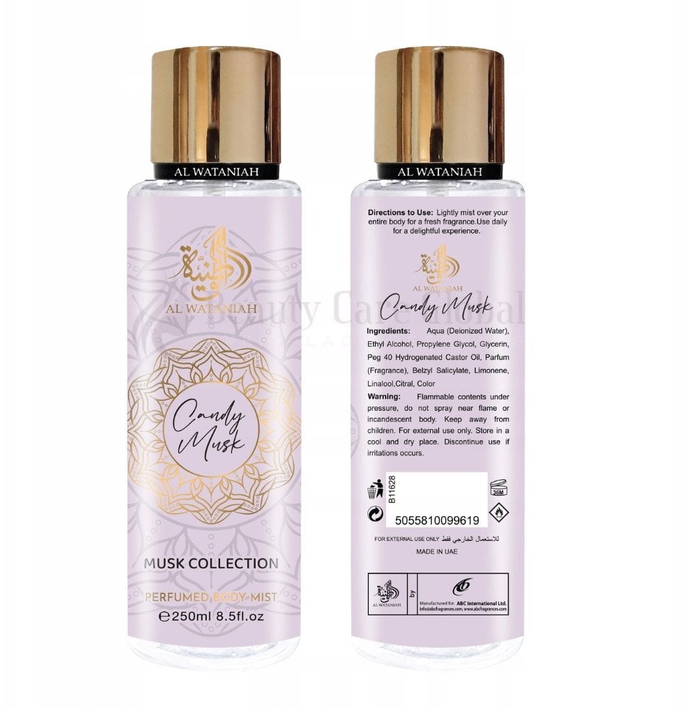 AL WATANIAH Musk Collection Candy Musk BODY MIST 250ml