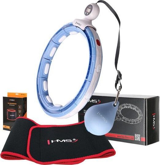 Zestaw hula hop magnetyczny z licznikiem HMS hhm15 pas wyszczuplający br163