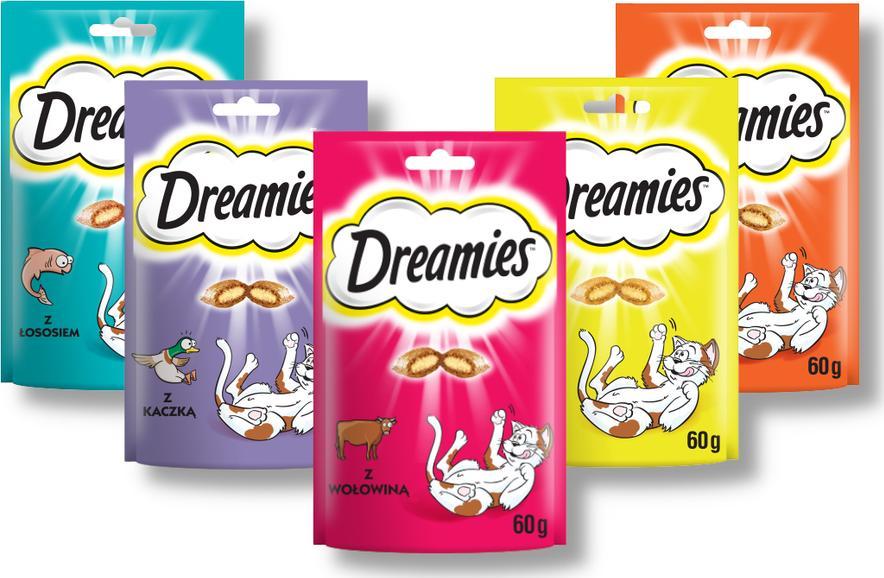Dreamies DREAMIES mix smaków 5x60g