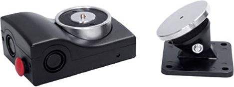 Eaton Elektrotrzymacz drzwiowy 24V DC 50kgf/490N biały, przekaźnik NC do kontroli statusu drzwi (13050-BSP)