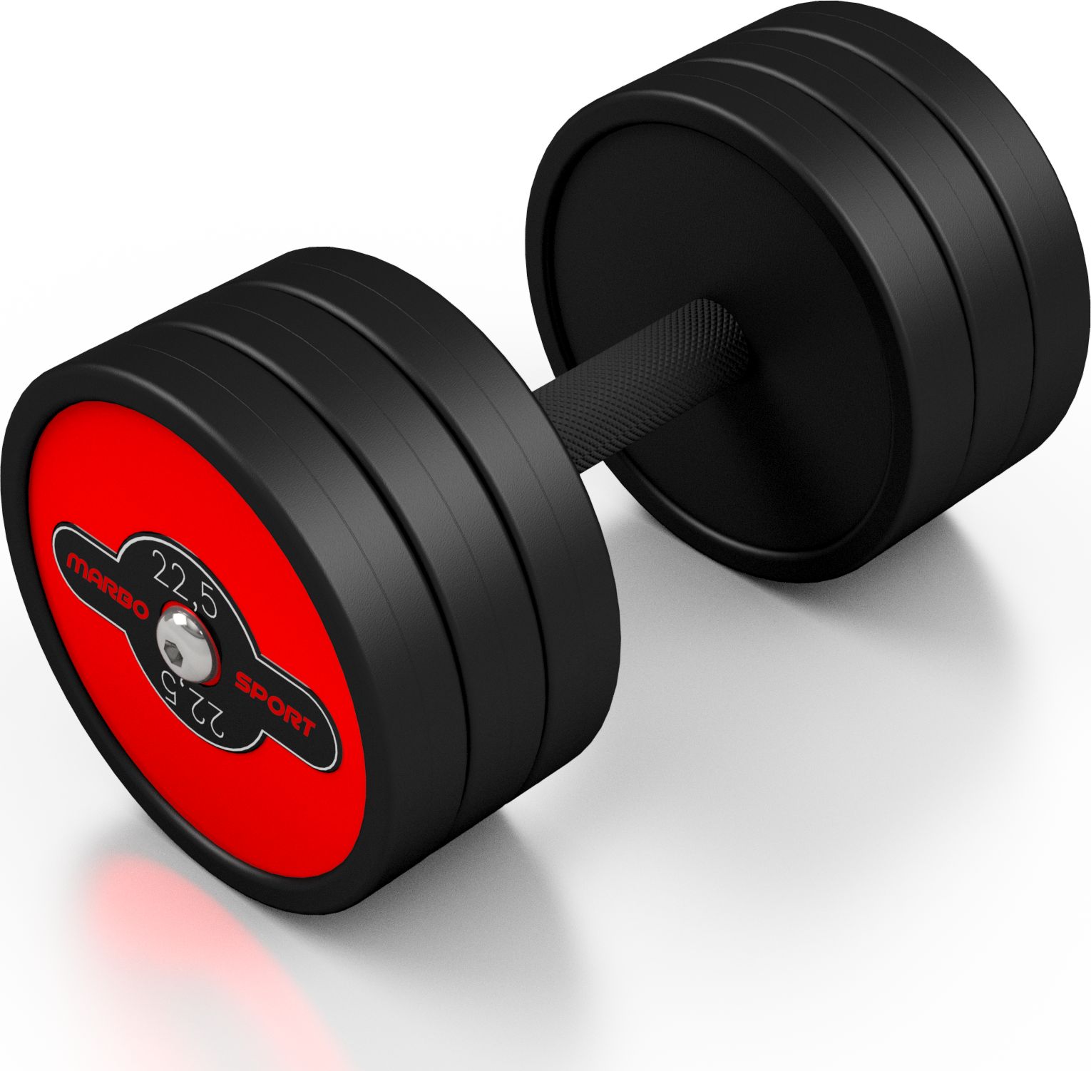 Marbo Sport Hantel MW-HSG22.5-k5 gumowany 1 x 22.5 kg