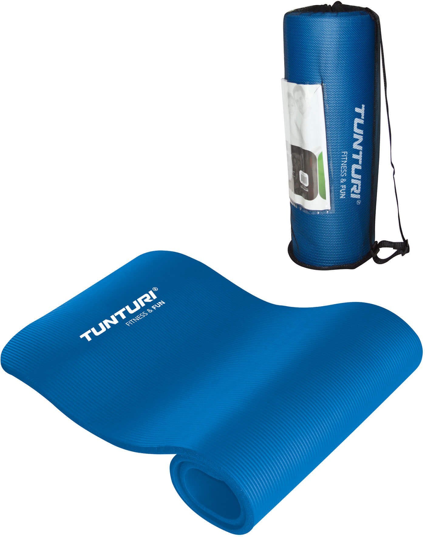 Tunturi Fitneso mata Fitnessmat NBR 15 mm ciemnoniebieski