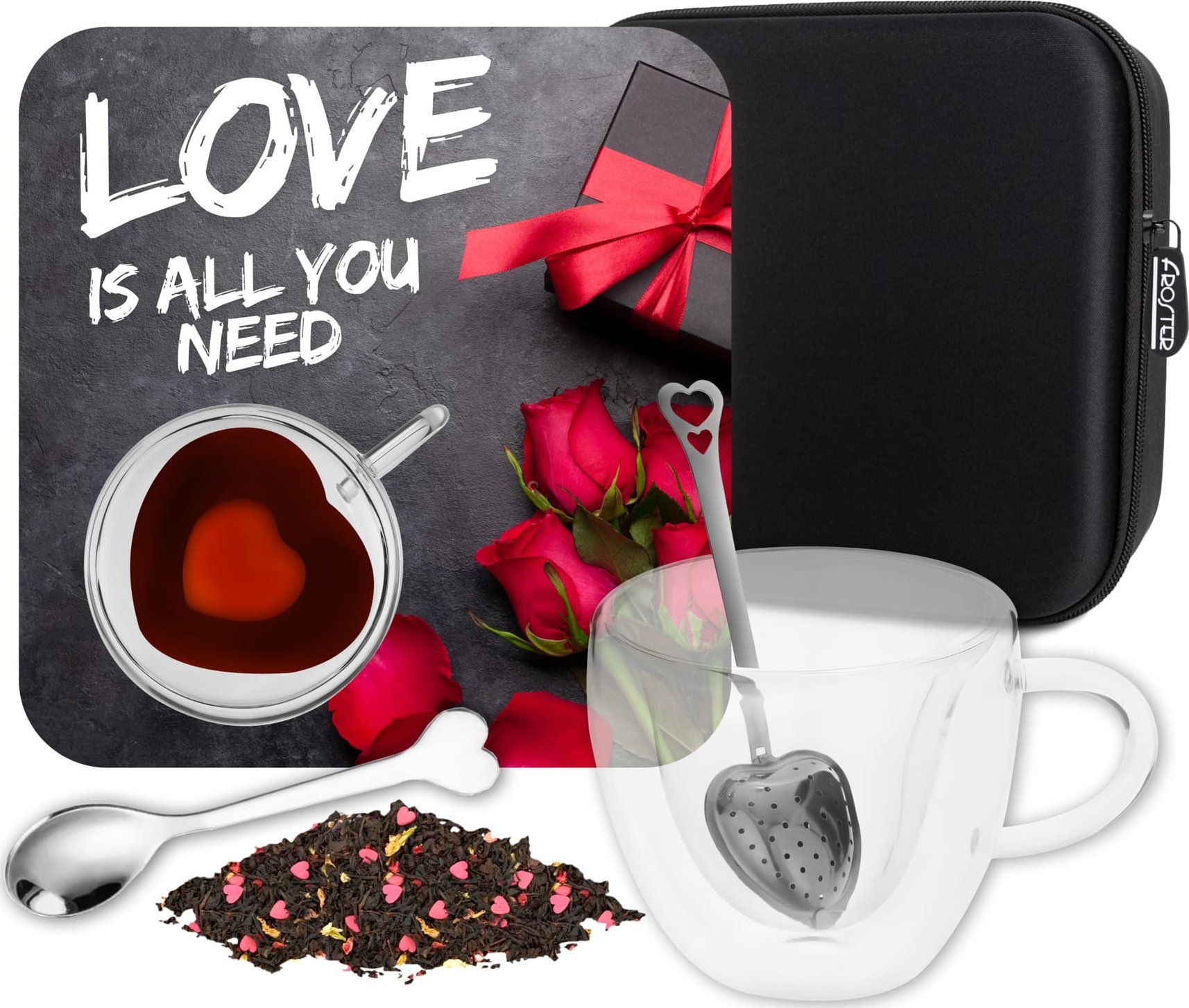 Zestaw Prezentowy - Love is all you need - prezent na wesele, walentynki